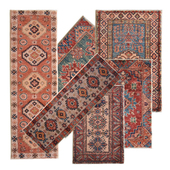 部落客厅茶几定制进门玄关小毯入户民宿装 饰柔软地垫