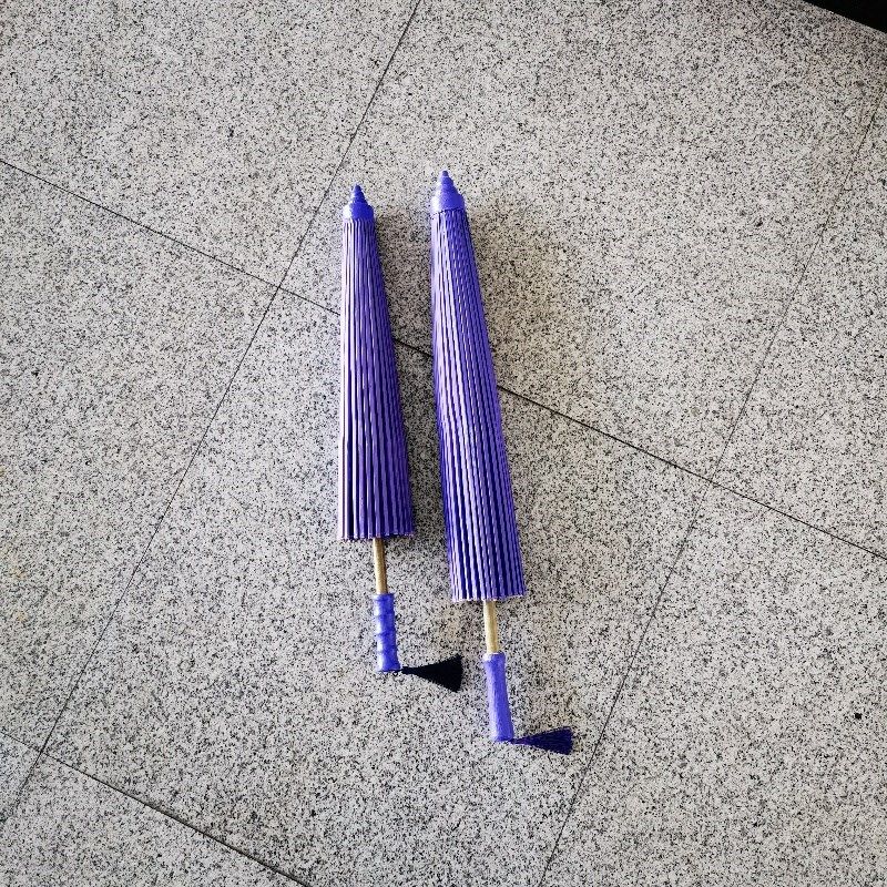 杭州春早工艺伞神乐神威伞银魂古风伞竹制油纸伞西湖绸伞