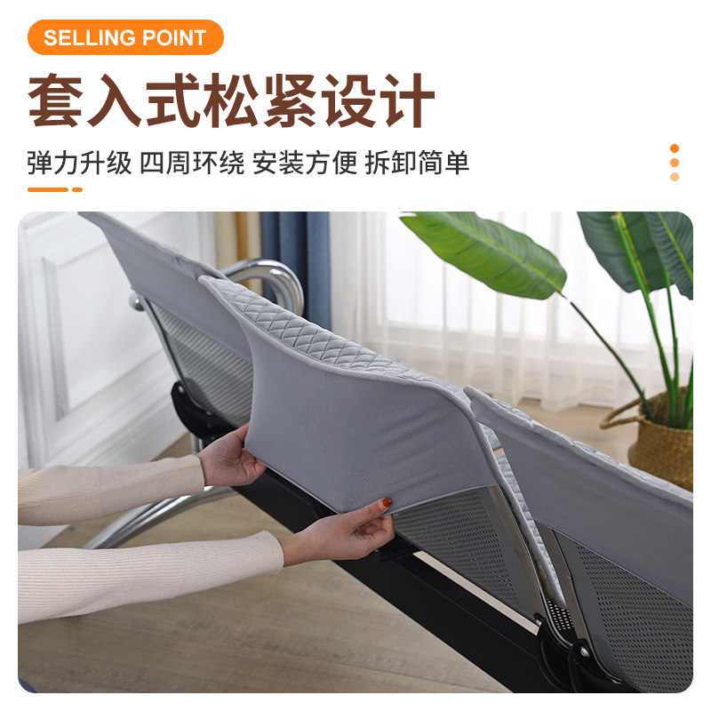 公共连椅坐垫加厚夹棉医院诊所候诊输液垫银行座椅垫