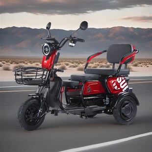 新款电动三轮车小型女士残疾老年代步电动车接送孩子车