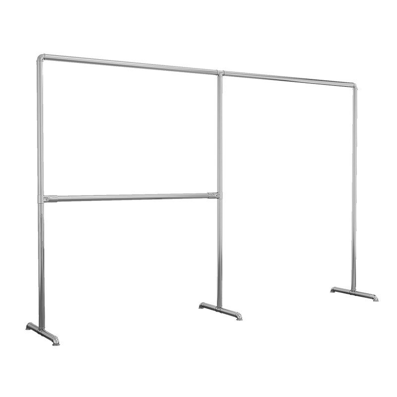 晾衣架落地镀锌钢管衣架室内阳台卧室挂衣架子单杆式衣帽