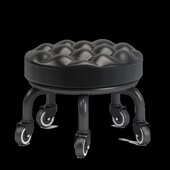 滑轮矮凳万向轮美缝矮带娃学步凳静音轮小圆