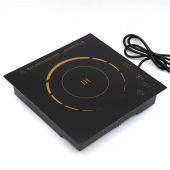 君耀 圆形线控 火锅电磁炉商用大功率酒店方形嵌入式