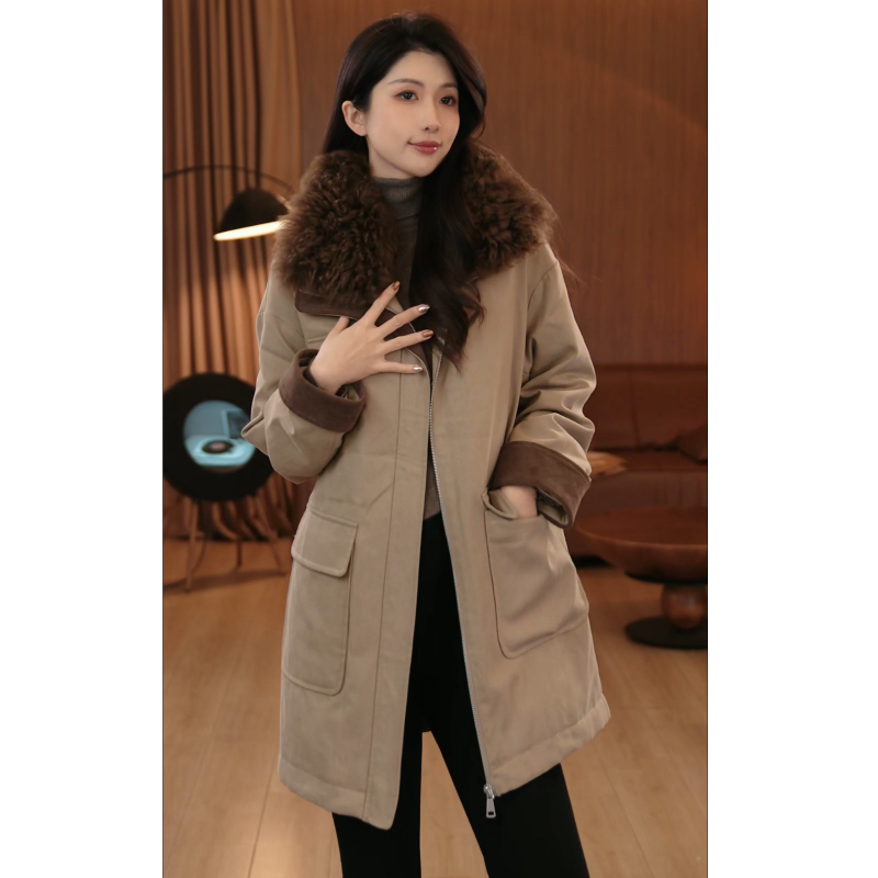 VITALITY COCO 【伦敦大道】设计款冬季爆款轻奢中长款大衣-