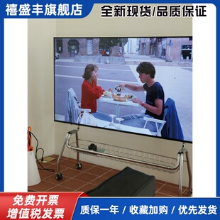 多匣lada普雷特电视支架 金属带轮可移动客厅家用显示器支架挂架