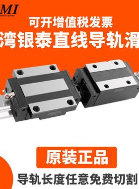PMI/AMT银泰直线导轨滑块MSB/MSA25E-N 15 20 30 35 45S TS LE LS