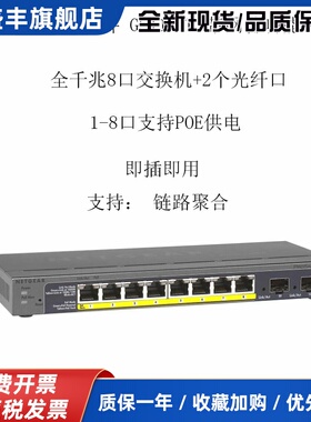 NETGEAR网件GS105PE GS108PE GS308P GS110TP全千兆POE供电交换机