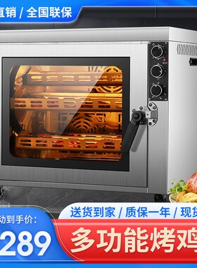 赛普龙摇滚烤鸡炉商用自动奥尔良鸡翅烤鸭大容量电烤箱