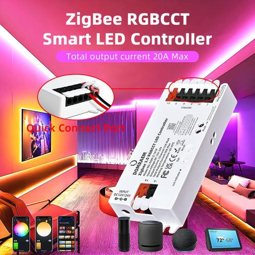 Zigbee3.0/2.4G灯带控制器调光