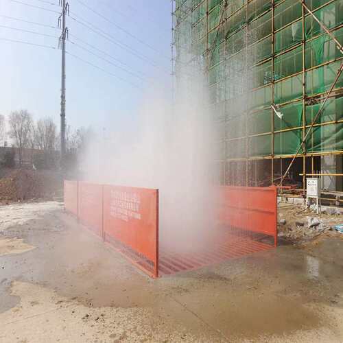 建筑工地洗车台 全自动红外感应器 工业车辆冲洗平台 工程洗轮机