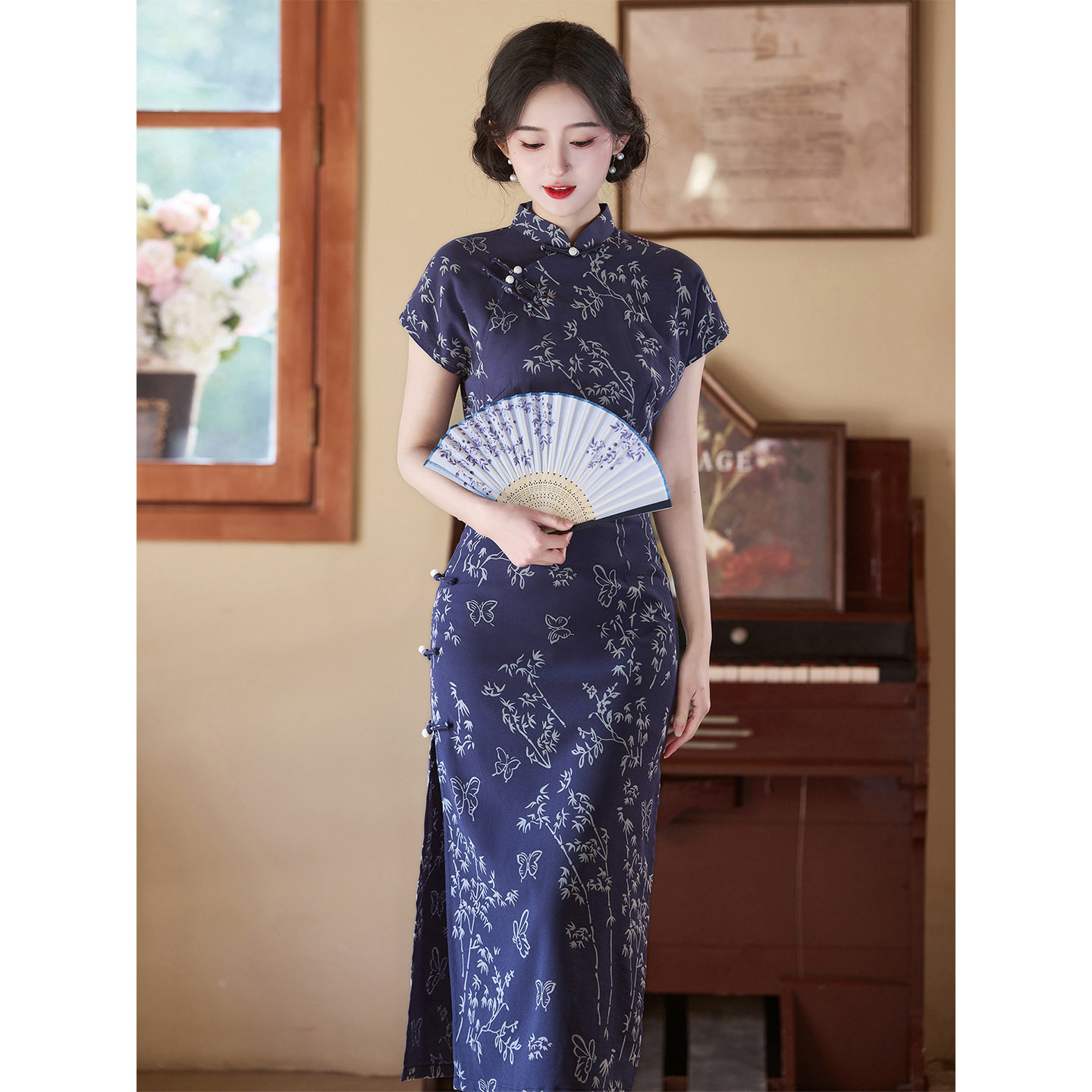 织造局三色2026新款旗袍春夏季女新中式国风绝美日常可穿短袖民国