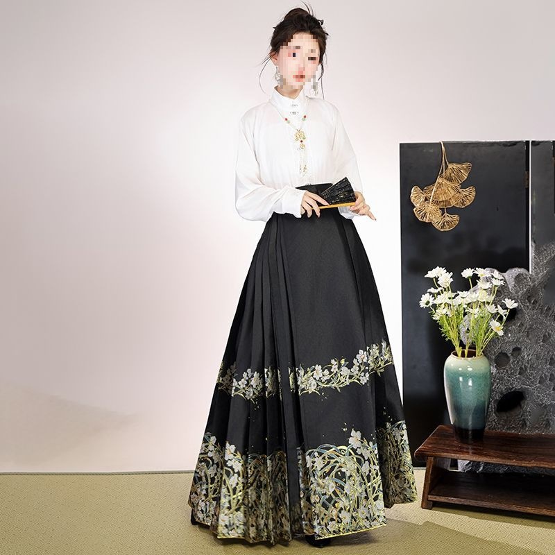 云梦集梦回楚汉原创汉服【征集中】明制马面裙仿妆花飞机袖新中式