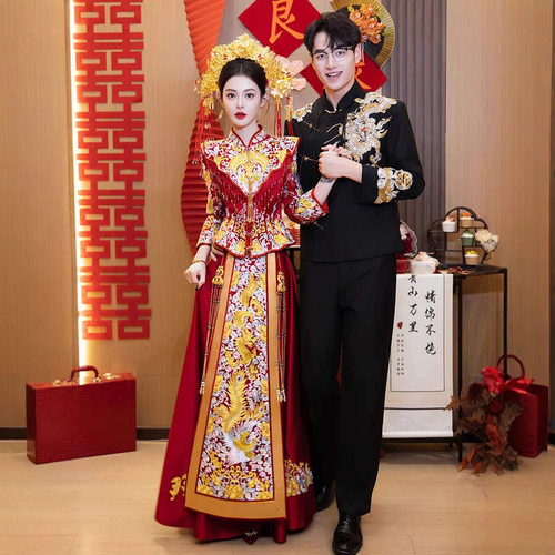 云梦集龙凤褂秀新娘2025新款结婚中式敬酒服出阁服出嫁婚服禾秀秀