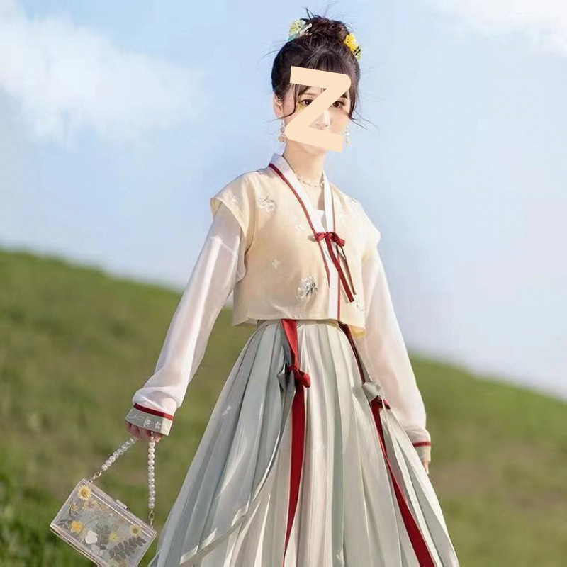 云梦集汉唐游园惊梦明制唐背子圆领衫褶裙2025新款汉服中性款男女