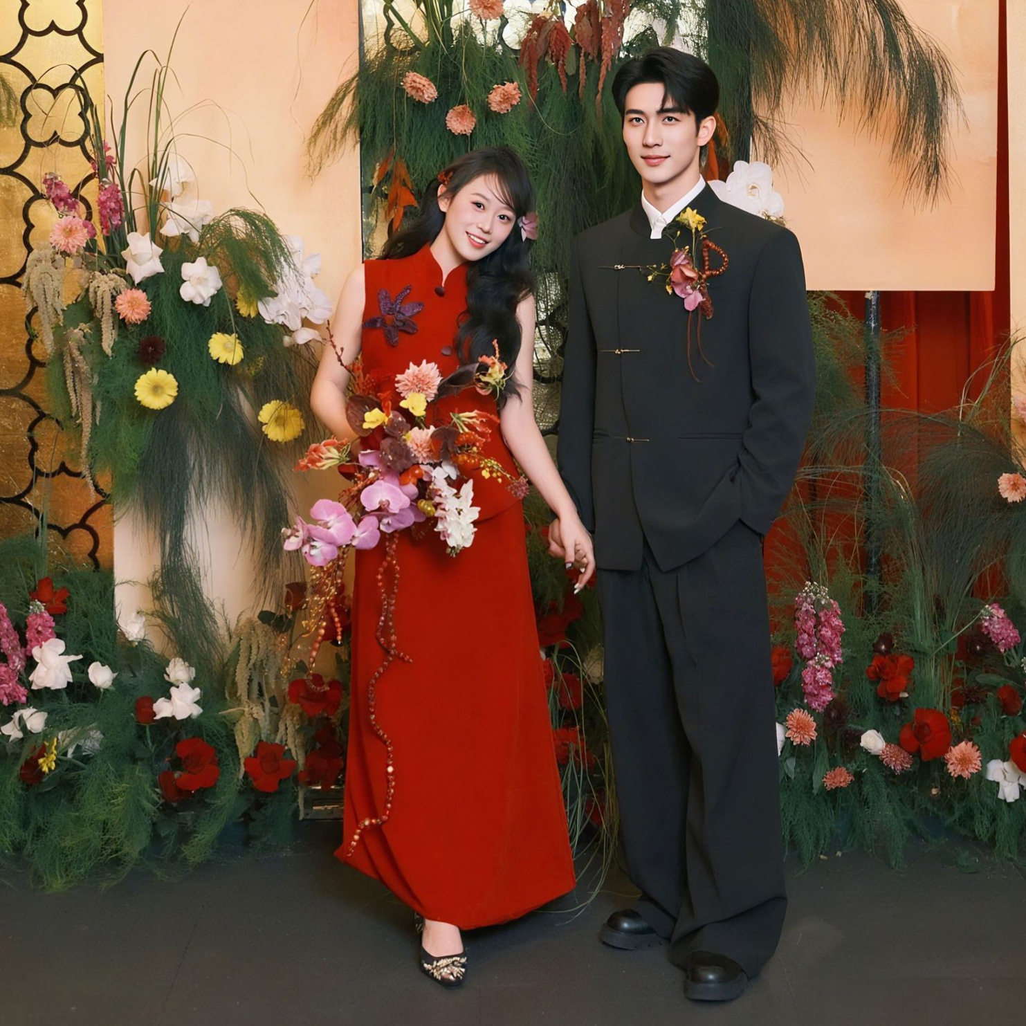 云梦集高级感中山装男新郎婚礼西服套装订婚新中式国风男生礼服