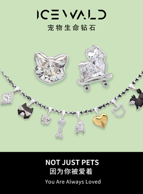 ICEWALD/真冶【培育】生命钻石宠物毛发钻1克拉专属定制钻石