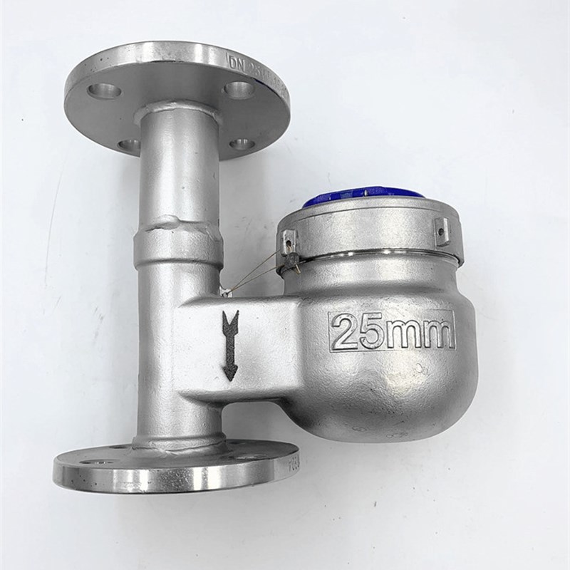 304不锈钢法兰水表 立式法兰水表 耐酸碱法兰水表DN25 DN40 50 65