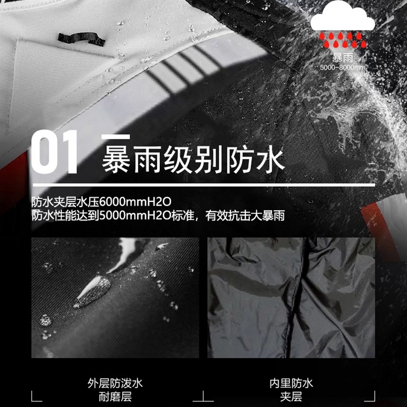 摩托车骑行服套装男重机车骑士拉力赛车服女越野防水防摔四秋冬季
