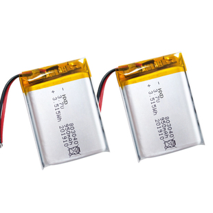803040通用小鋼炮插卡音箱3.7V聚合物鋰電池950mAh大容量充電電池