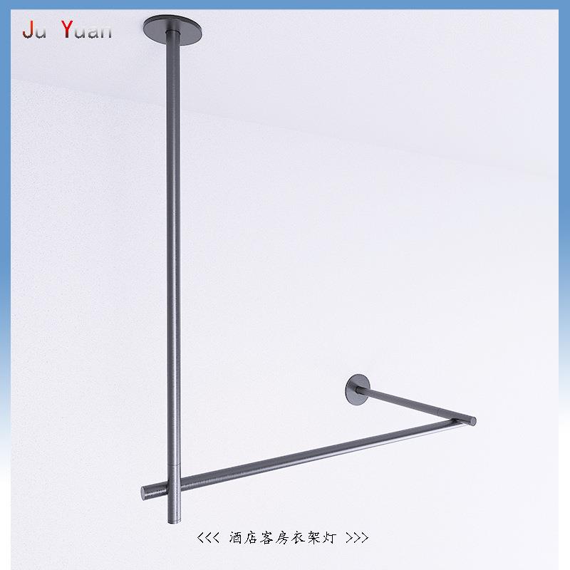 亚朵酒店客房可调节发光方向不分左右不锈钢拉丝电镀壁吊衣架灯