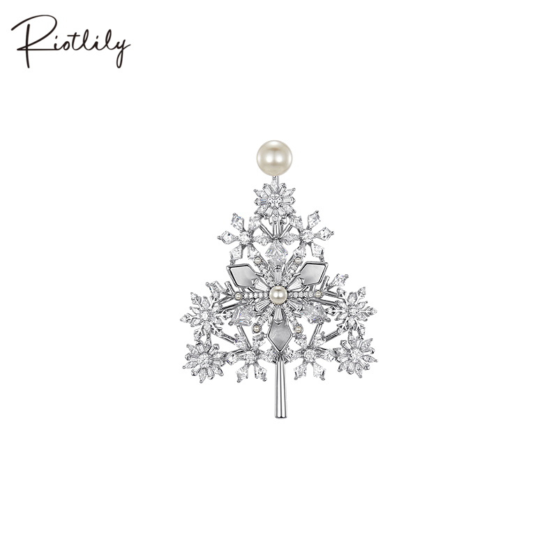 Riotlily/艾特里里冰雪幻境系列胸针高级送女友圣诞礼物