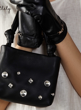 Riotlily/艾特里里晚宴包包手提包黑色送女友新年礼物