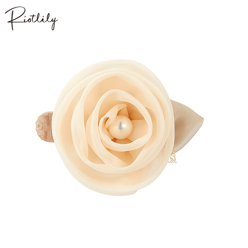 Riotlily/艾特里里玫瑰雨露系列鸭嘴夹发饰经典秋选臻品