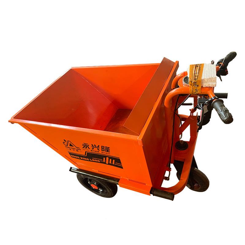 工厂提供建筑工地动手推翻车多电功能程搬运车拉货电动工斗三轮车