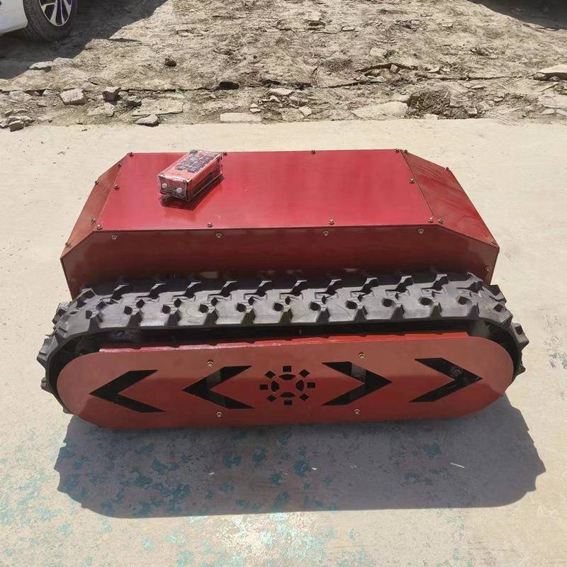 遥控操作橡胶履带盘CMB 底迷你机轨盘器人橡胶履带底总成 电动链