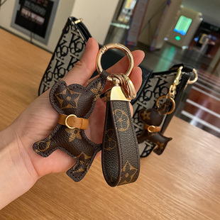 LV&GEDETE官方旗舰店法斗犬小狗汽车钥匙扣挂件公仔 包挂饰钥匙链