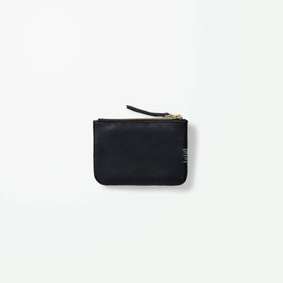 MADNESS扁平牛皮革拉链袋