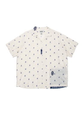 【现货折扣】BOWWOW WEATHERVANE BANDANA REMADE短袖衬衫25SS