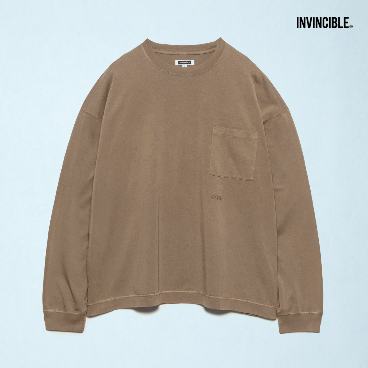 NANAMICA OOAL Long Sleeve Pocket Tee 纯棉长袖口袋T恤 26AW图片