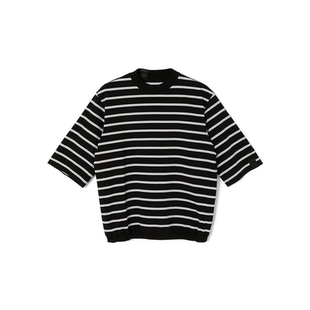 宽松休闲条纹短袖 T恤25SS SHIRT 现货折扣 N.HOOLYWOOD