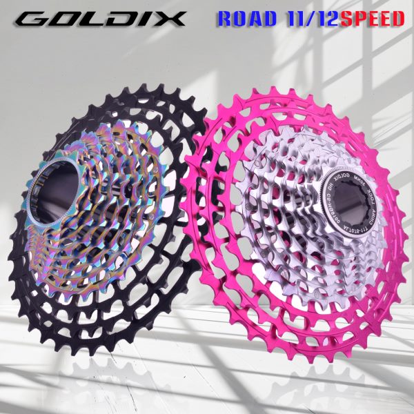 GOLDIX公路自行车飞轮11/12速28-36T轻量化CNC镂空一体式超轻飞轮