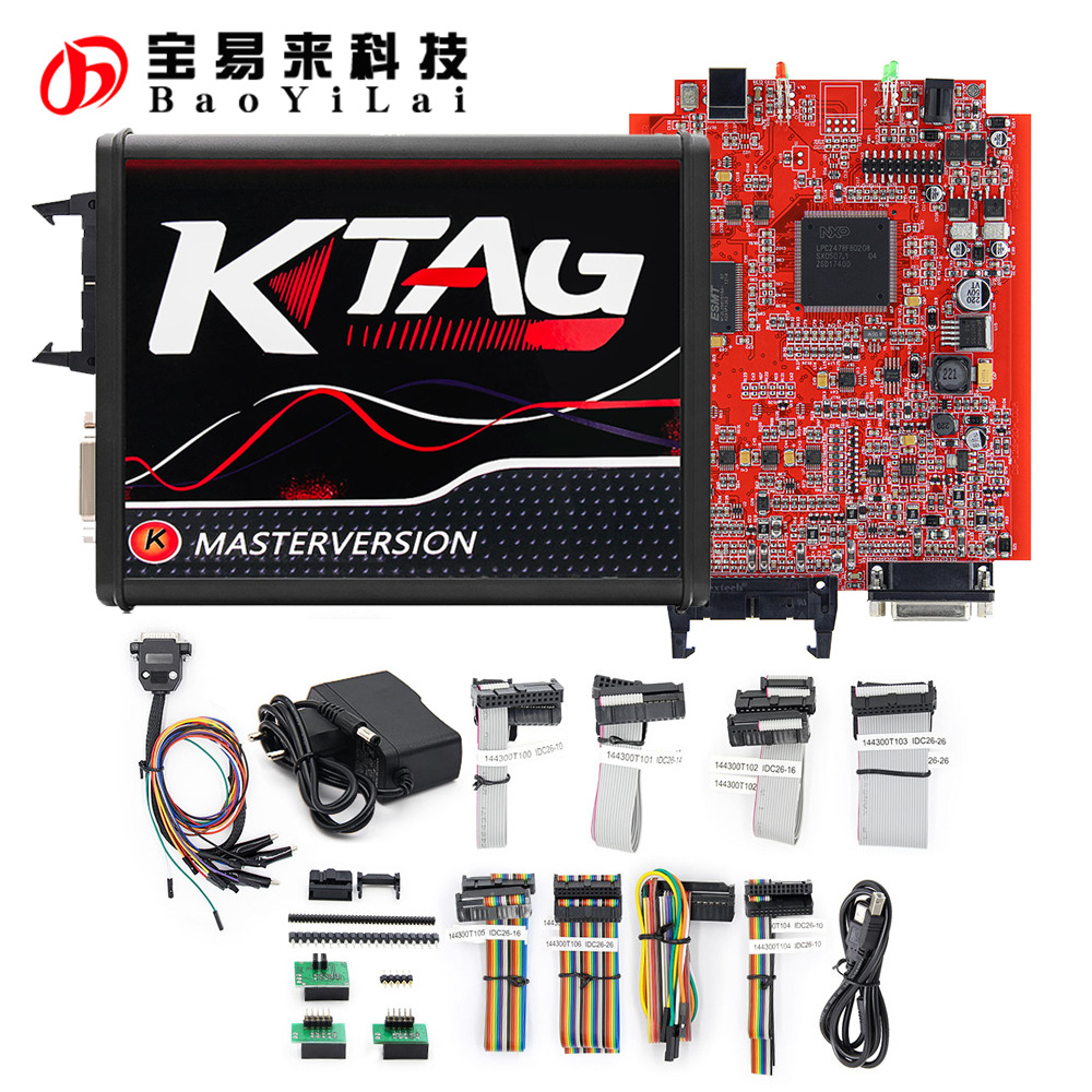 KTAG V7.020 V2.25 Red PCB 红色欧版 ECU编程仪 不限点数 可联网