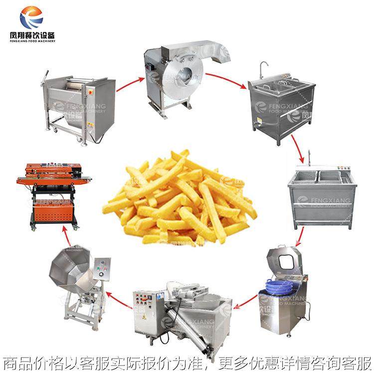 肇庆 小型薯片薯条油炸生产线 油炸薯条流水线土豆片加工设备,厨房电器,其他商用厨电,淘宝优惠券,粉丝福利购,淘宝优惠卷