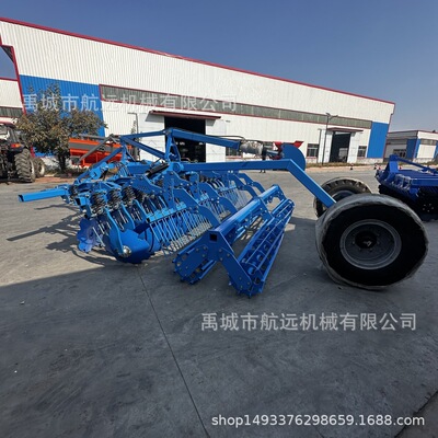 牵引式的4米5米宽的高速灭茬耙  液压折叠开荒耙 加大耙片620mm