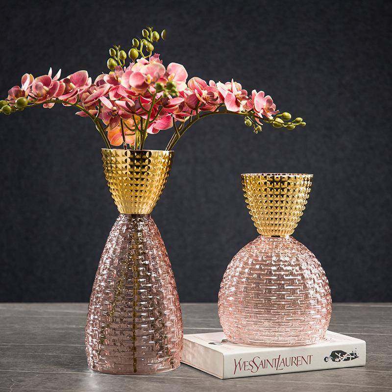 轻奢高档捷克水晶气泡花瓶摆件客厅插花创意玻璃网红透明餐桌花瓶,纺织面料/辅料/配套,纺织机械配件,淘宝优惠券,粉丝福利购,淘宝优惠卷