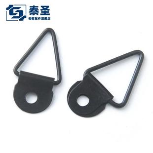 泰圣相框五金背板配件黑三角挂钩三角吊环挂片1000个/包15x32