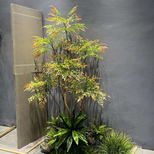 仿真树南天竹绿植假树室内外枯山水造景装饰植物轻奢假树