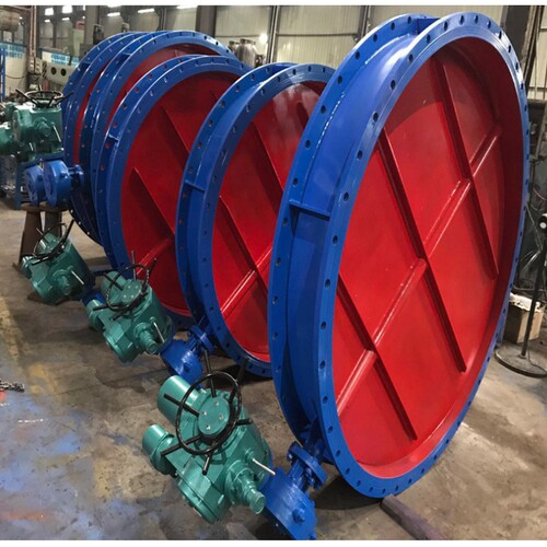 D941W-1C大口径低压电动通风蝶阀DN3200高温通风阀门DN3000 2800