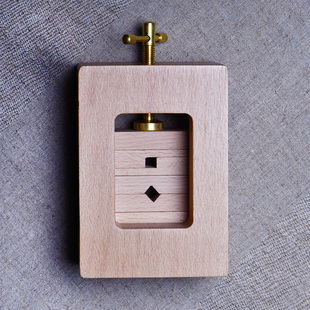 西泠印社榉木印床刻床实木夹具石料印章刻章固定器整木挖制一体初