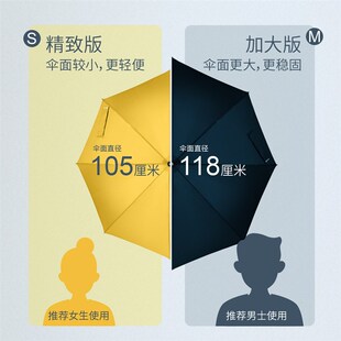 雨伞加大号加固加厚防抗风自动长伞日系女直杆弯把