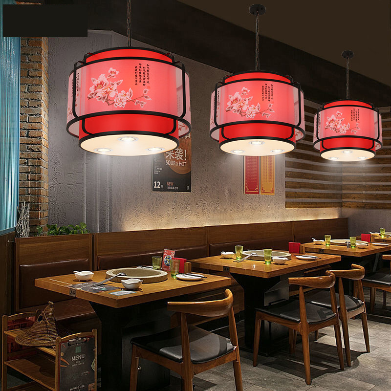 吊灯饭店包厢灯茶室火锅店灯带走廊过道酒店灯