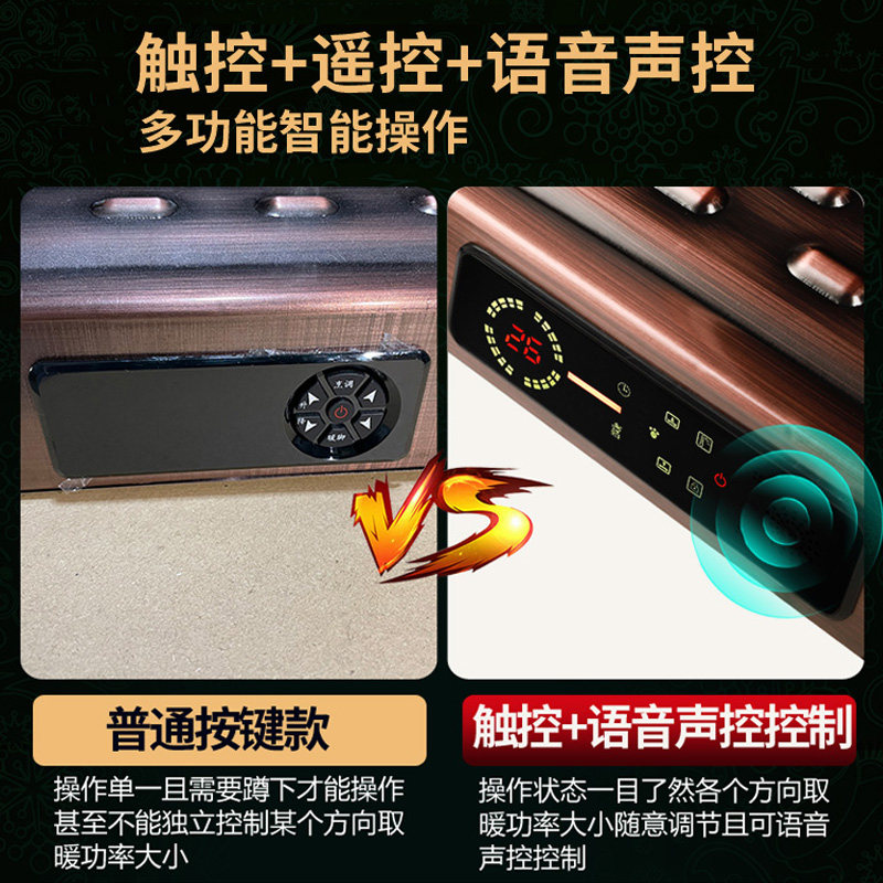 气电两用取暖桌火锅餐桌天燃气电烤桌烤火桌圆形电暖桌烤火炉