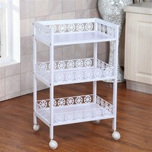 美容院小推车小气泡置物架理发专用美发美甲火罐纹绣工具玻璃推车