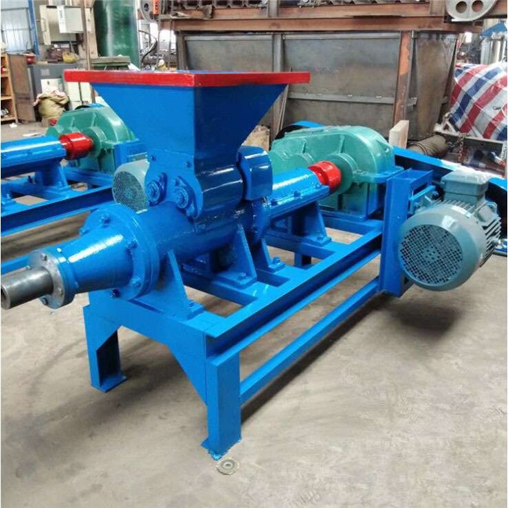 180型高压石墨烯煤棒机 碳粉木炭渣空心制棒机 污泥挤压成型机