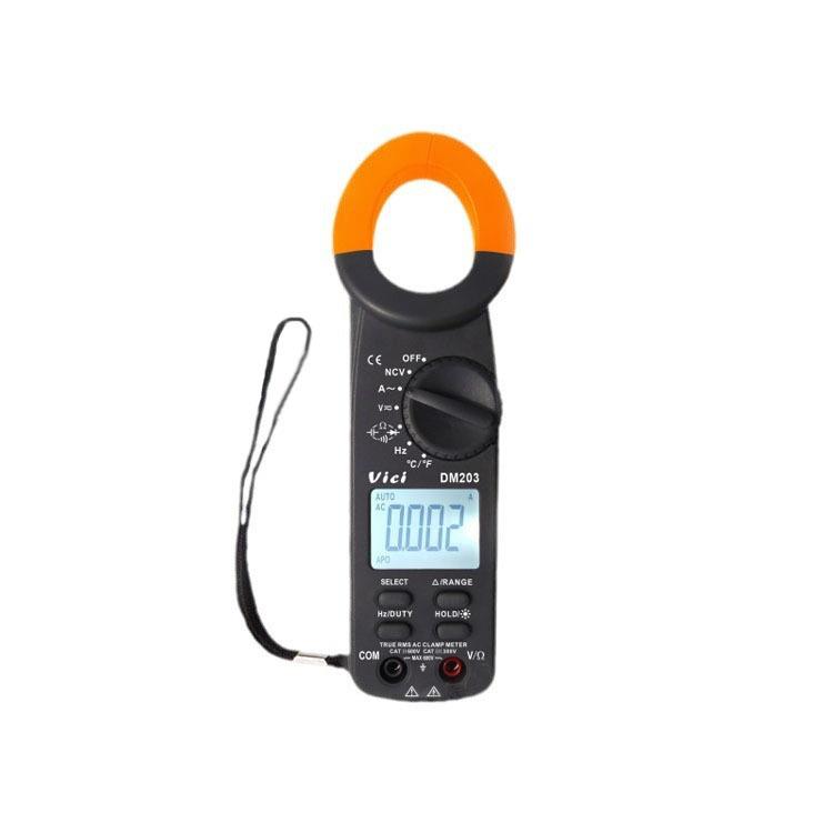 厂家直销维希特袖珍钳形表 数字多功能钳形万用表600A交流电流表