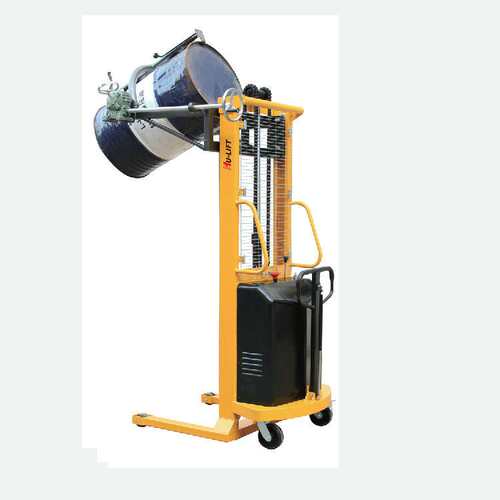厂家提供 虎力DE50A半电动多功能油桶搬运车 机械油桶搬运车